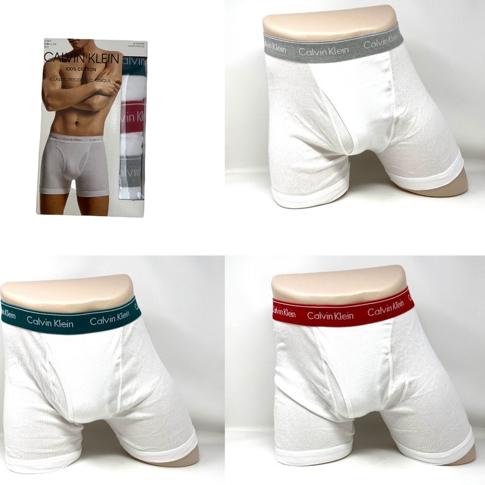 💖MEGA SALE💖Calvin Klein  s 3 Units per Order White Multiple s CK NB4003-942